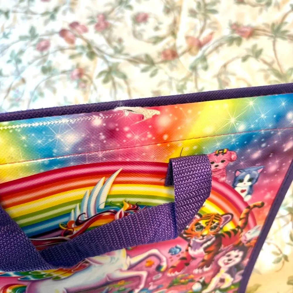 2016 Lisa Frank Unicorn Trifold Portfolio School Binder Folder